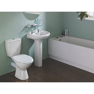 Image of Grove Traditional Single-Ended Bathroom Suite with Acrylic Bath 