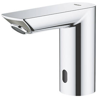 Image of Grohe Bau Cosmopolitan E Touch-Free Infrared Mono Mixer with Cold or Pre-Mixed Inlet Chrome 