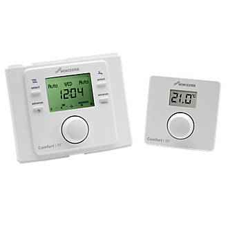 Image of Worcester Bosch 7733600001 Comfort I Wireless Room Thermostat & Plug-In Programmer 