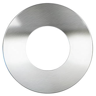 Image of Luceco EFCFBZBS Fire Rated Downlight Bezel Brushed Steel 