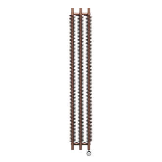 Image of Terma Ribbon VE Wall-Mounted Oil-Filled Radiator Copper 600W 290mm x 1800mm 