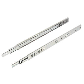 Image of Soft-Close Ball Bearing Drawer Runners 550mm 2 Pack 