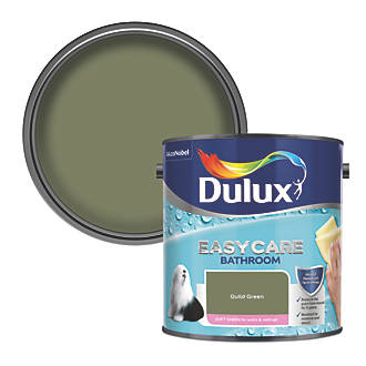 Image of Dulux Soft Sheen Bathroom Paint Guild Green 2.5Ltr 
