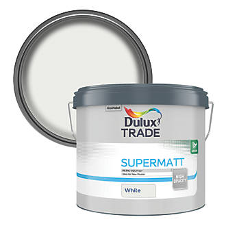 Image of Dulux Trade Emulsion Paint White 10Ltr 