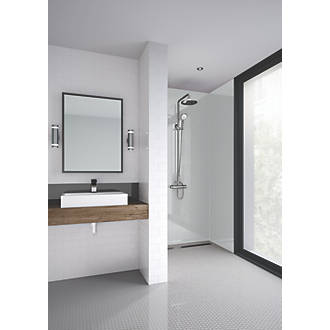 Image of Splashwall Bathroom Splashback Gloss White 1200mm x 2420mm x 4mm 