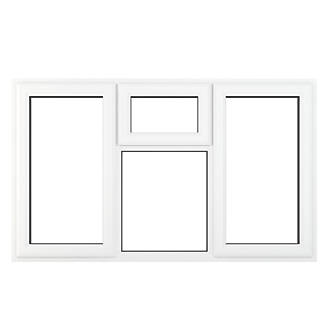 Image of Crystal Left & Right-Hand Opening Clear Double-Glazed Casement White uPVC Window 1770mm x 965mm 
