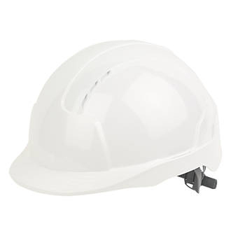 Image of JSP EVOLite Vented Safety Helmet White 