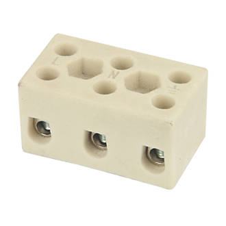 Image of Hylec 41A 3-Pole Terminal Block 5 Pack 