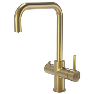 Image of ETAL 3-in-1 Instant Hot Water Kitchen Tap Gold 
