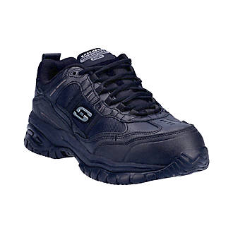 Image of Skechers Soft Stride - Grinnell Metal Free Safety Trainers Black Size 7 