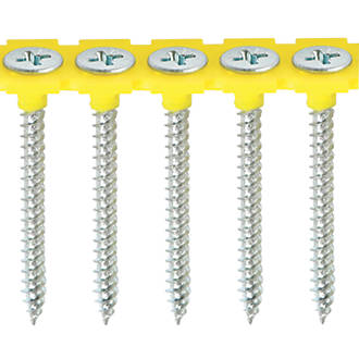 Image of Timco Phillips Bugle Fine Thread Collated Self-Tapping Drywall Screws 3.5mm x 50mm 1000 Pack 