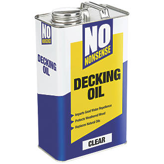 Image of No Nonsense Timber Decking Oil Clear 5Ltr 