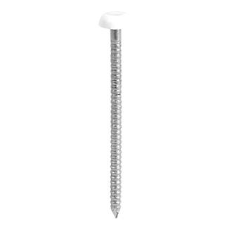 Image of Timco Polymer-Headed Pins White 6.4mm x 30mm 0.22kg Pack 