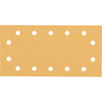 Image of Bosch Expert C470 Sanding Sheets 14-Hole Punched 230mm x 115mm 100 Grit 50 Pack 