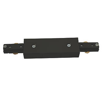 Image of Knightsbridge 1-Circuit Central Connector for Knightsbridge Track Lighting System Black 