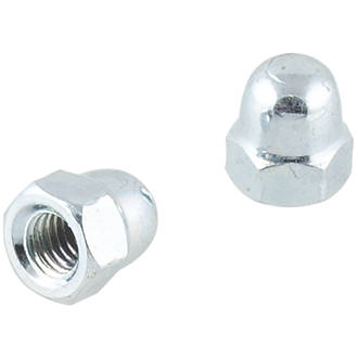 Image of Easyfix Carbon Steel Dome Nuts M6 100 Pack 