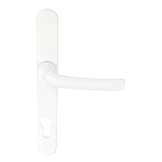Image of Mila ProLinea Type B Lever Door Handles Pair White 