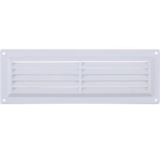 Image of Map Vent Gas Louvre Vent White 229 x 76mm 