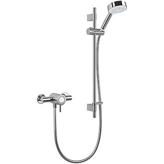 Image of Mira Element EV Rear-Fed Exposed Chrome Thermostatic Mixer Shower 