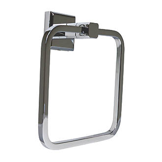 Image of Aqualux Goodwood Towel Ring Chrome 