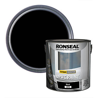 Image of Ronseal uPVC Paint Black 2.5Ltr 