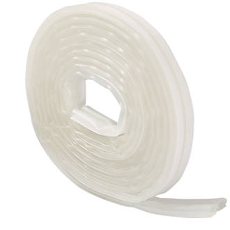 Image of Stormguard Self-Adhesive Weatherstrip Clear Translucent 6m 