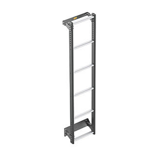 Image of Van Guard VGL6-07 Nissan NV400 2010 - 2021 6-Treads ULTI Ladder Rear Door Ladder for H1 1560mm 
