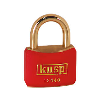 Image of Kasp Lockout Padlock Red 20 x 21mm 