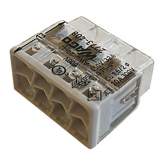 Image of Wago 2773 Series 32A 8-Way Push-Wire Connector 40 Pack 