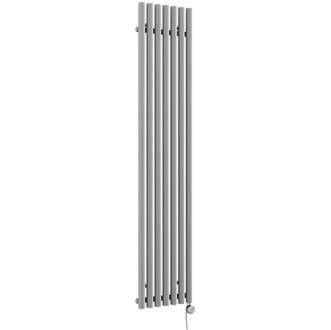 Image of Terma Rolo-Room-E Wall-Mounted Oil-Filled Radiator Salt & Pepper 800W 370mm x 1800mm 