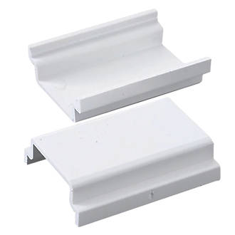 Image of Deta TTE Trunking Couplers 38mm x 16mm 2 Pack 