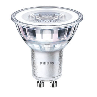 Image of Philips GU10 LED Light Bulb 345lm 4.6W 6 Pack 
