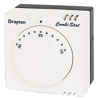 Image of Drayton RTS8 1-Channel Wired Room Thermostat 