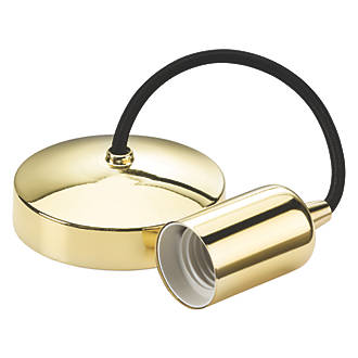 Image of Knightsbridge Contemporary Pendant Polished Brass 