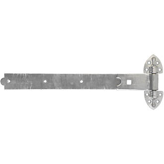 Image of Smith & Locke Self-Colour Heavy Duty Reversible Gate Hinges 30mm x 500mm x 185mm 2 Pack 