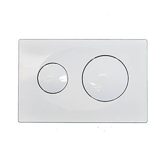 Image of Fluidmaster Orbi Dual-Flush T-Series Activation Plate White 