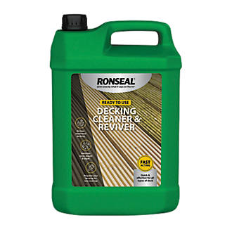 Image of Ronseal Decking Cleaner Clear 5Ltr 