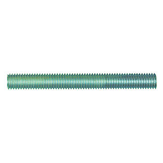 Image of Rawlplug BZP Steel Threaded Rods M8 x 1000mm 5 Pack 
