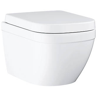 Image of Grohe Euro Ceramic Wall-Hung Toilet 
