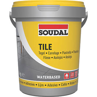 Image of Soudal Wall & Floor Tile Adhesive White 1kg 