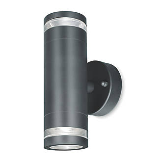 Image of 4lite Marinus Outdoor IP44 Up/Down Wall Light Anthracite 