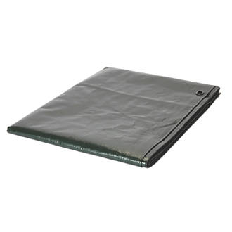 Image of Tarpaulin Sheet Green / Brown 2m x 3m 