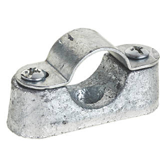 Image of Deta Malleable Iron Heavy Distance Saddles 20mm Galvanised 10 Pack 