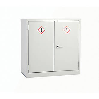 Image of 1-Shelf COSHH Cabinet Grey 915mm x 457mm x 915mm 