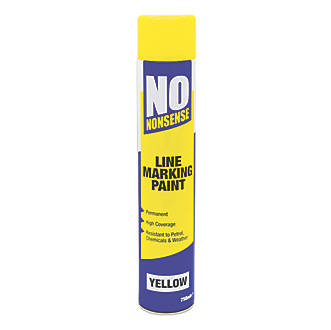 Image of No Nonsense Line Marking Paint Yellow 750ml 