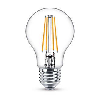 Image of Philips ES E27 LED Light Bulb 806lm 7W 6 Pack 