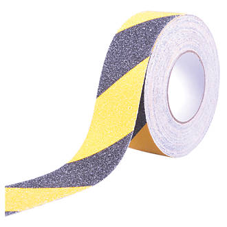 Image of Anti-Slip Tape Black / Yellow 18m x 50mm 