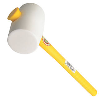 Image of Thor THO61957WFG White Rubber Mallet 3 1/4lb 