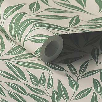 Image of LickPro Green Botanical 03 Wallpaper Roll 52cm x 10m 