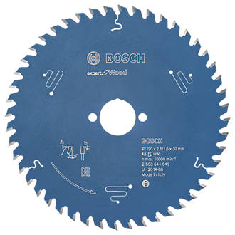 Image of Bosch Expert Wood Circular Saw Blade 190mm x 30mm 48T 